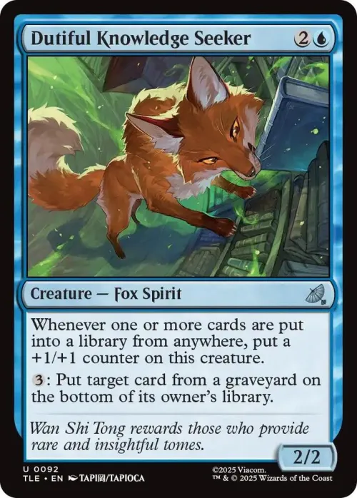 Dutiful Knowledge Seeker - Foil