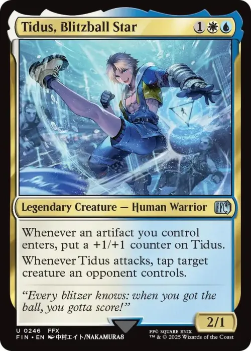 Tidus, Blitzball Star - Foil