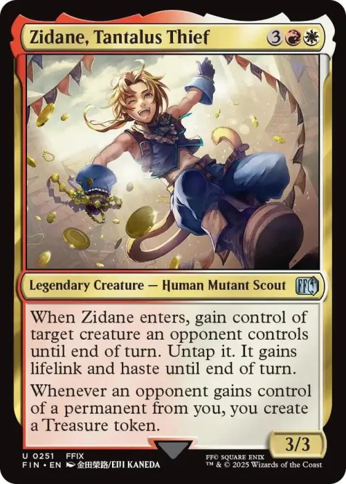 Zidane, Tantalus Thief - Foil