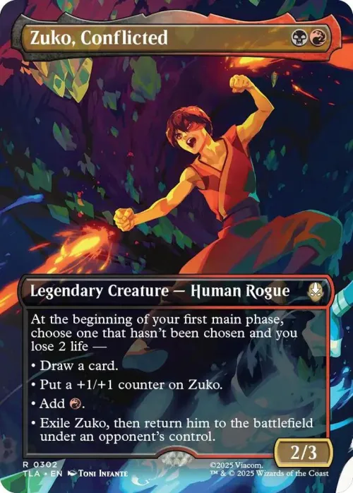 Zuko, Conflicted - Foil