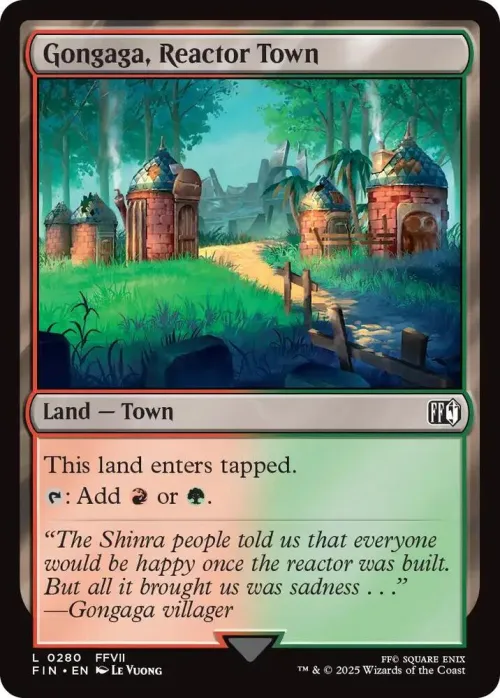 Gongaga, Reactor Town - Foil