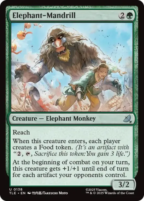 Elephant-Mandrill - Foil