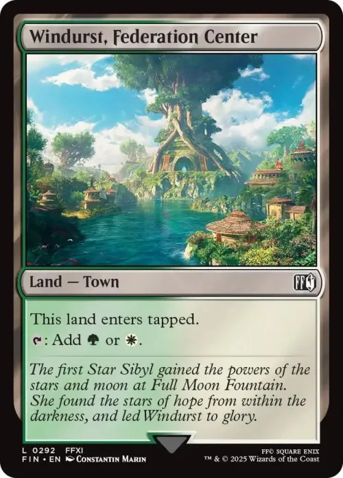 Windurst, Federation Center - Foil