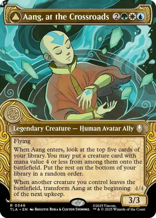 Aang, at the Crossroads - Foil