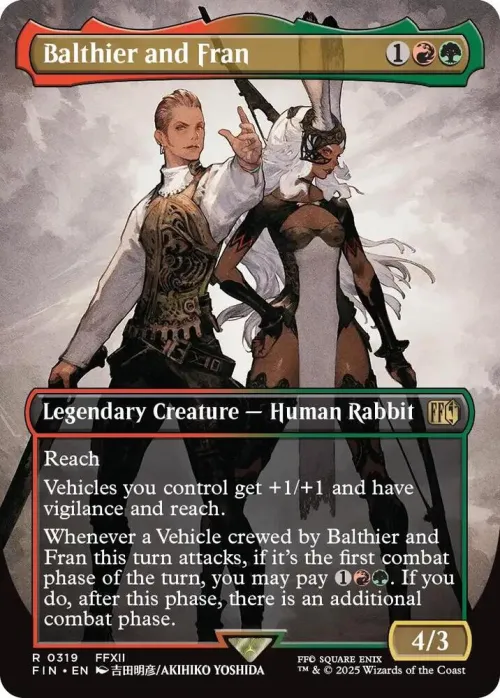 Balthier and Fran - Foil