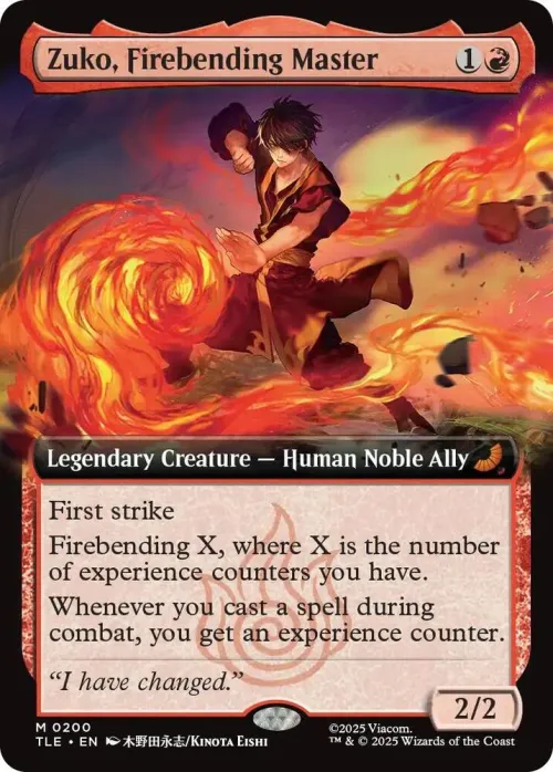 Zuko, Firebending Master - Foil