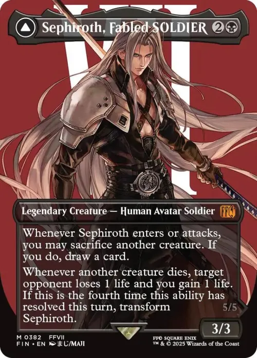 Sephiroth, Fabled SOLDIER - Foil
