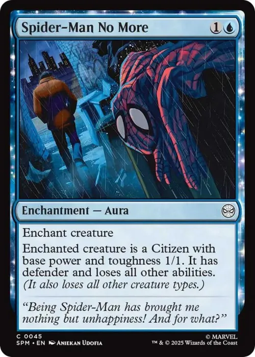 Spider-Man No More - Foil