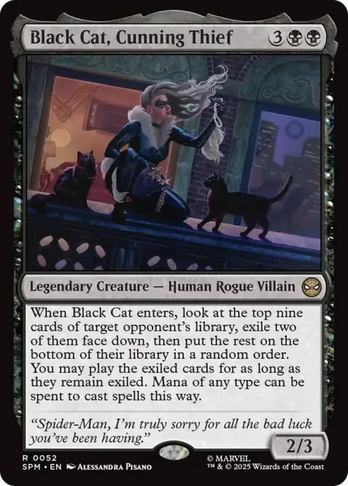 Black Cat, Cunning Thief - Foil