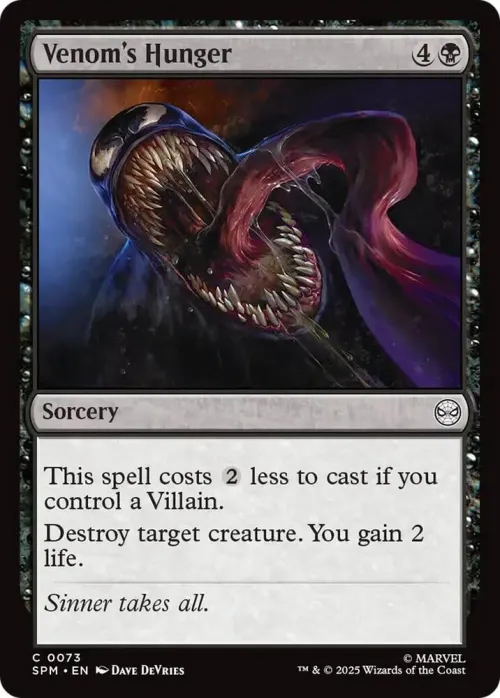 Venom's Hunger - Foil