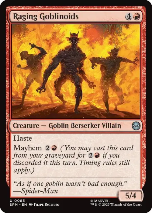 Raging Goblinoids - Foil