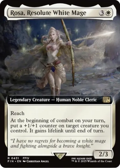 Rosa, Resolute White Mage - Foil