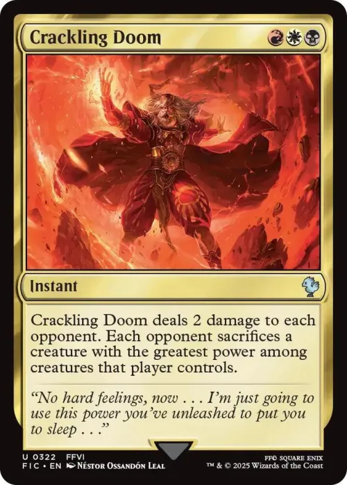 Crackling Doom - Surge Foil