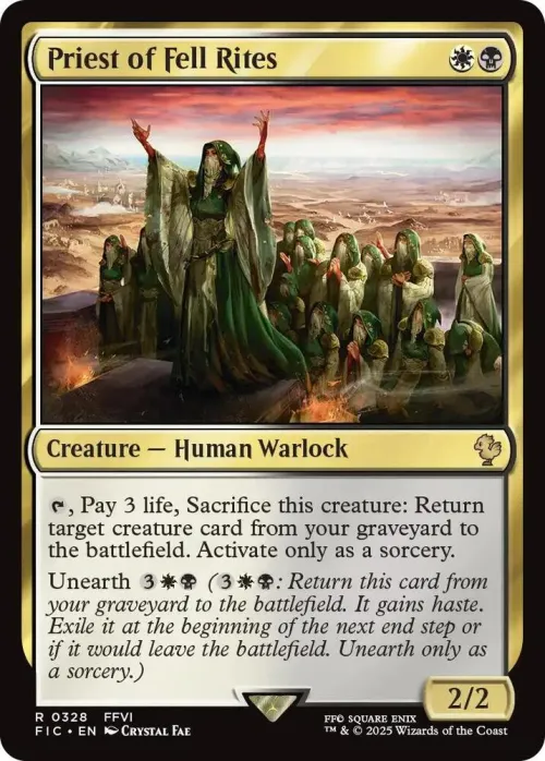 Priest of Fell Rites - Surge Foil