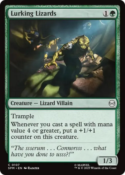 Lurking Lizards - Foil