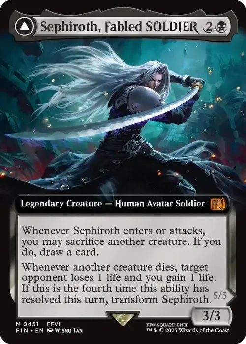 Sephiroth, Fabled SOLDIER - Foil
