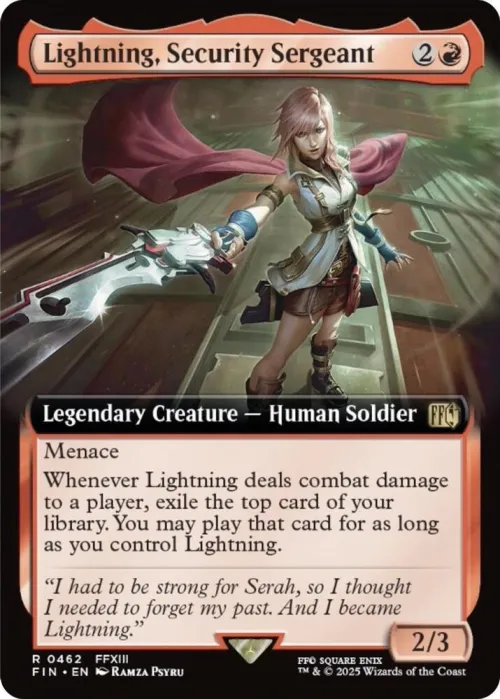 Lightning, Security Sergeant - Foil