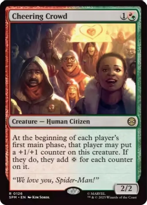 Cheering Crowd - Foil