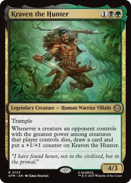 Kraven the Hunter - Foil