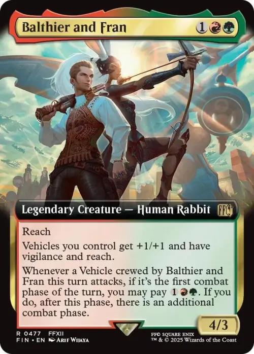 Balthier and Fran - Foil