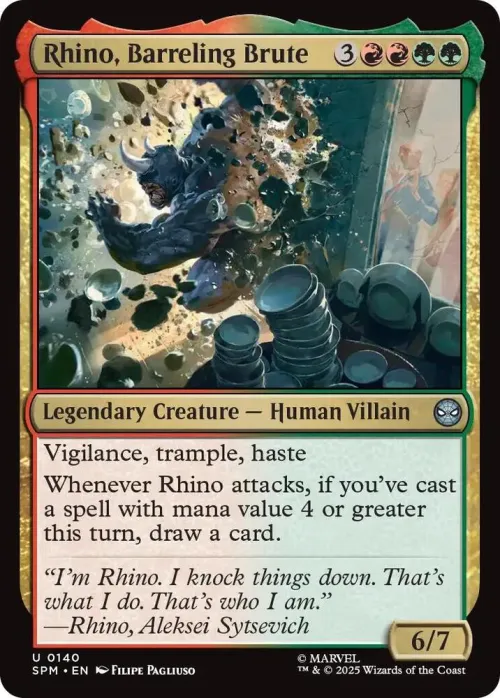 Rhino, Barreling Brute - Foil