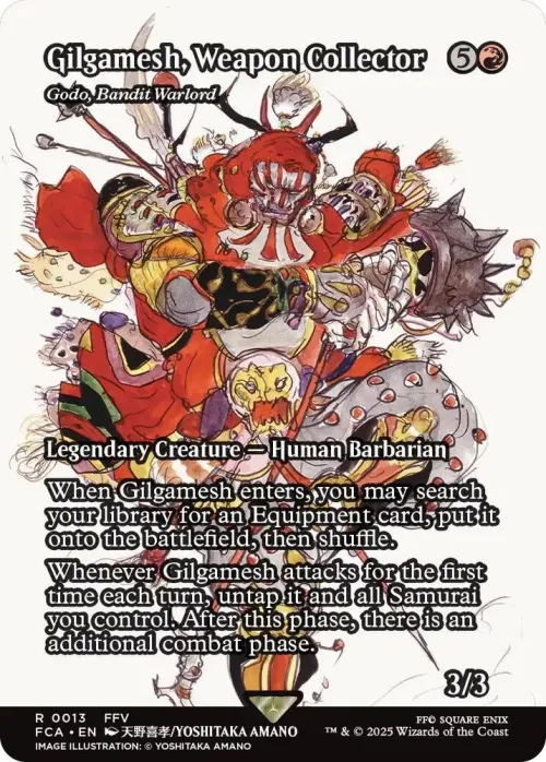 Gilgamesh, Weapon Collector - Godo, Bandit Warlord - Foil