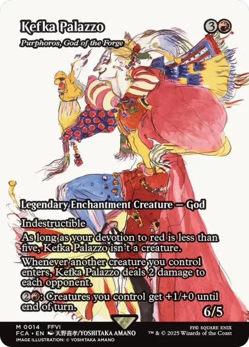 Kefka Palazzo - Purphoros, God of the Forge