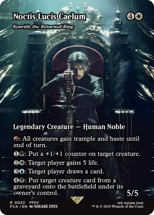Noctis Lucis Caelum - Kenrith, the Returned King - Foil