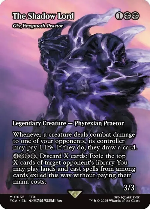 The Shadow Lord - Gix, Yawgmoth Praetor - Foil