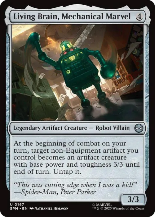 Living Brain, Mechanical Marvel - Foil