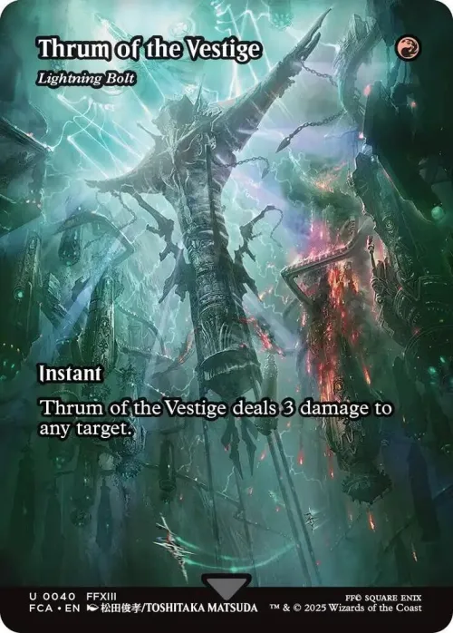 Thrum of the Vestige - Lightning Bolt - Foil