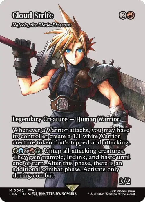 Cloud Strife - Najeela, the Blade-Blossom