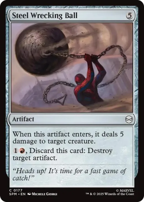 Steel Wrecking Ball - Foil