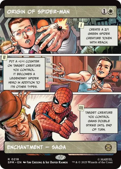 Origin of Spider-Man - Foil