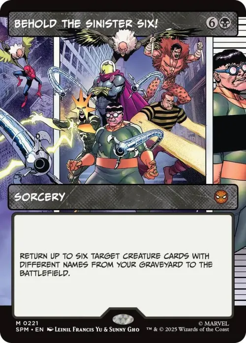 Behold the Sinister Six!