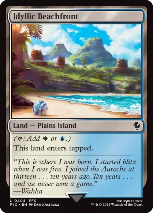 Idyllic Beachfront - Surge Foil