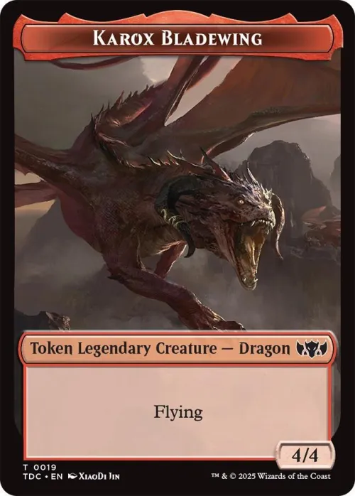 Karox Bladewing // Copy Double-Sided Token