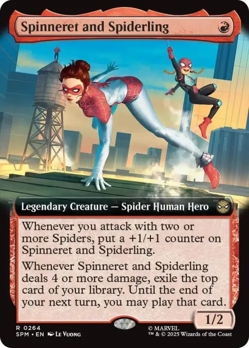 Spinneret and Spiderling