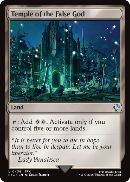 Temple of the False God - Surge Foil