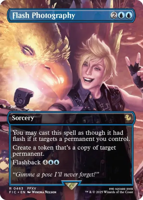 Flash Photography - Foil