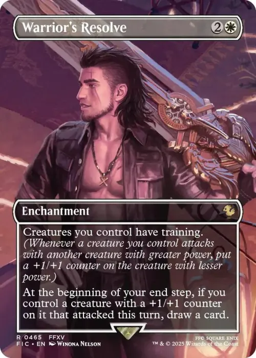 Warrior's Resolve - Foil