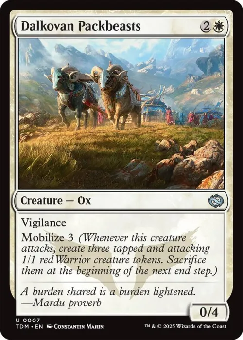 Dalkovan Packbeasts - Foil