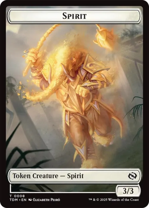 Spirit (0008) // Spirit (0009) Double-Sided Token - Foil
