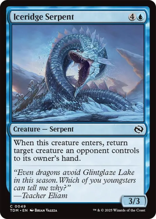 Iceridge Serpent - Foil