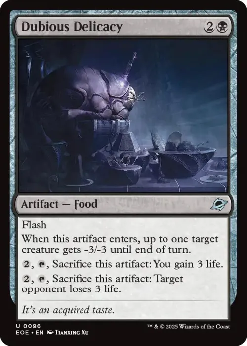 Dubious Delicacy