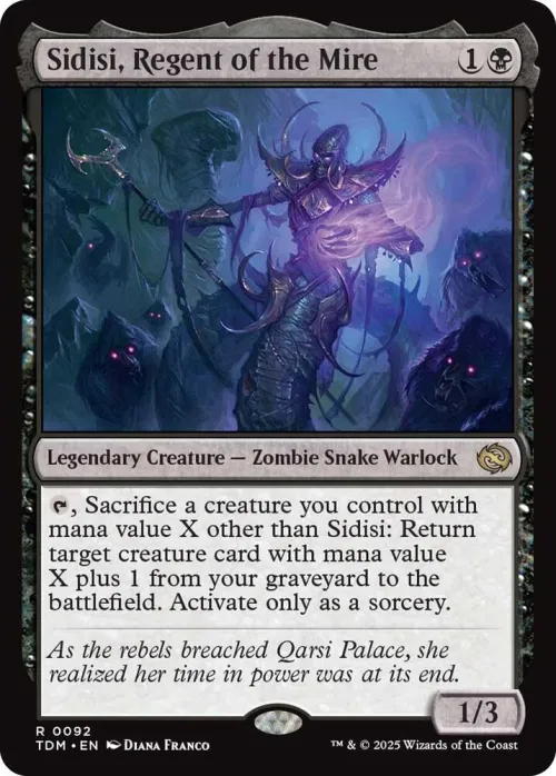 Sidisi, Regent of the Mire - Foil