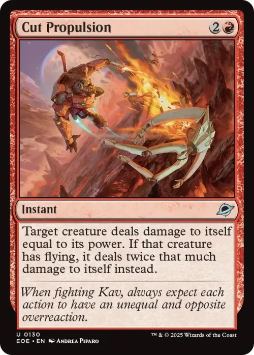Cut Propulsion - Foil