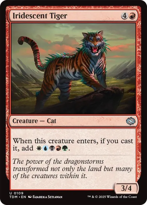 Iridescent Tiger - Foil
