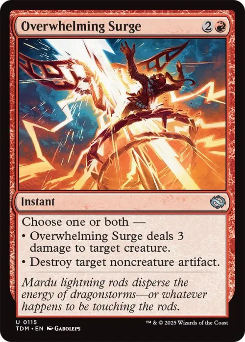 Overwhelming Surge - Foil