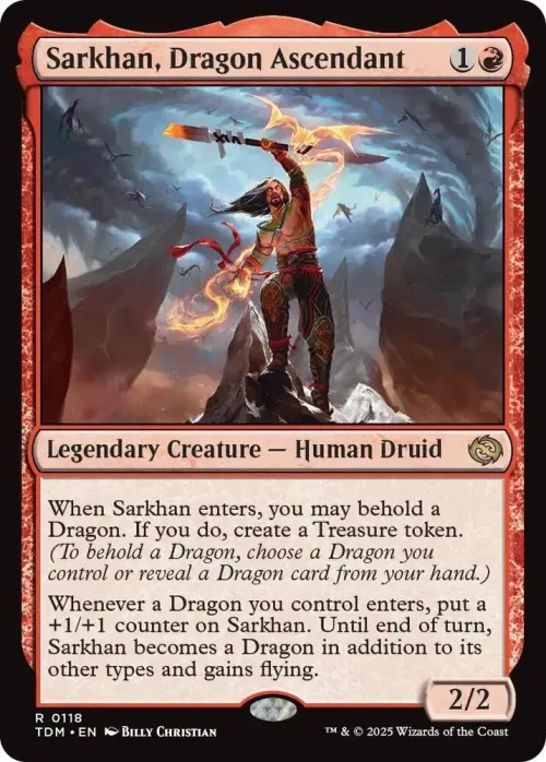 Sarkhan, Dragon Ascendant - Foil